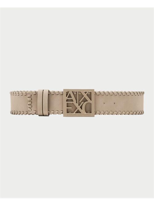 Ceinture femme AX avec grande boucle logotée ARMANI EXCHANGE | XW000963-AF12574U1092